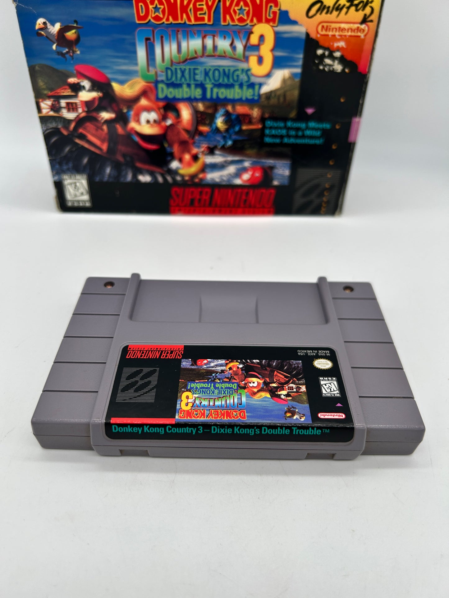SUPER NiNTENDO [SNES] | DONKEY KONG COUNTRY 3 DiXiE KONGS DOUBLE TROUBLE