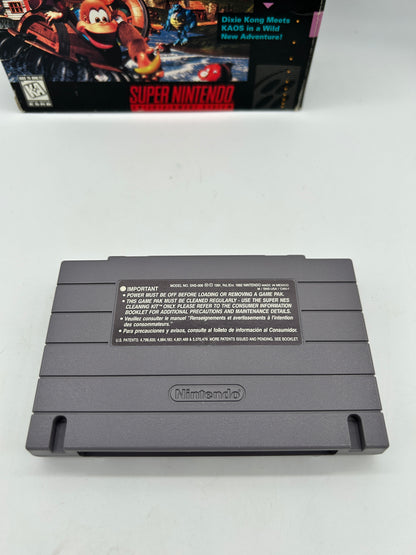 SUPER NiNTENDO [SNES] | DONKEY KONG COUNTRY 3 DiXiE KONGS DOUBLE TROUBLE