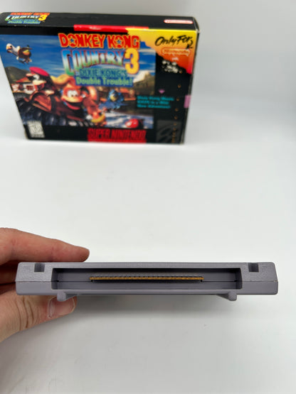 SUPER NiNTENDO [SNES] | DONKEY KONG COUNTRY 3 DiXiE KONGS DOUBLE TROUBLE