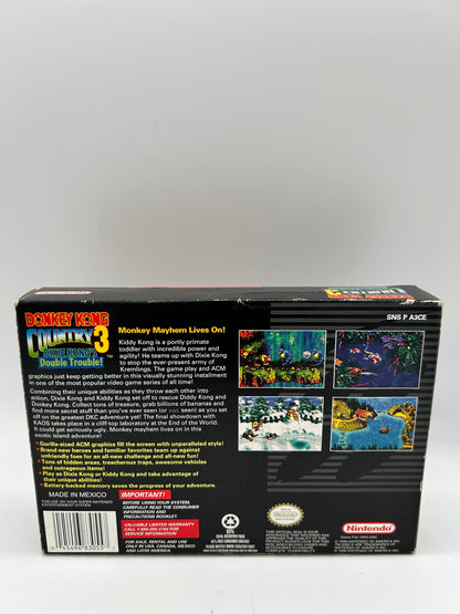 SUPER NiNTENDO [SNES] | DONKEY KONG COUNTRY 3 DiXiE KONGS DOUBLE TROUBLE