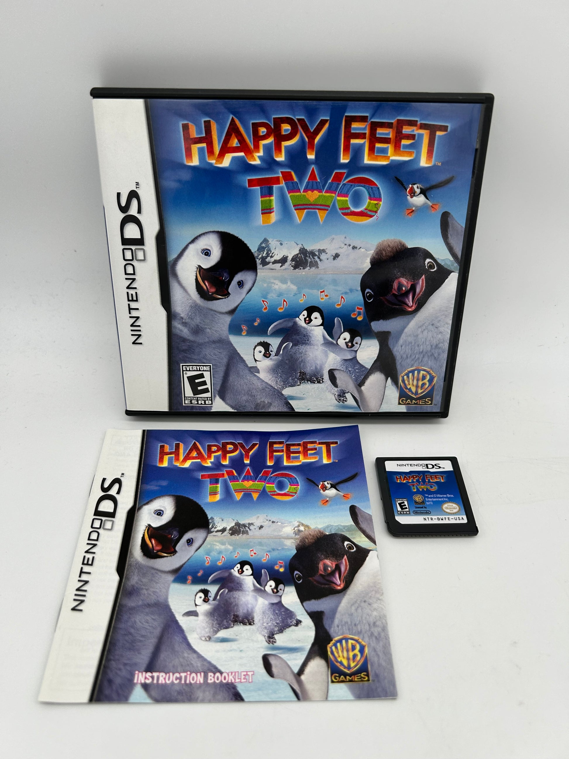 PiXEL-RETRO.COM : NINTENDO DS (DS) COMPLETE CIB BOX MANUAL GAME NTSC HAPPY FEET TWO