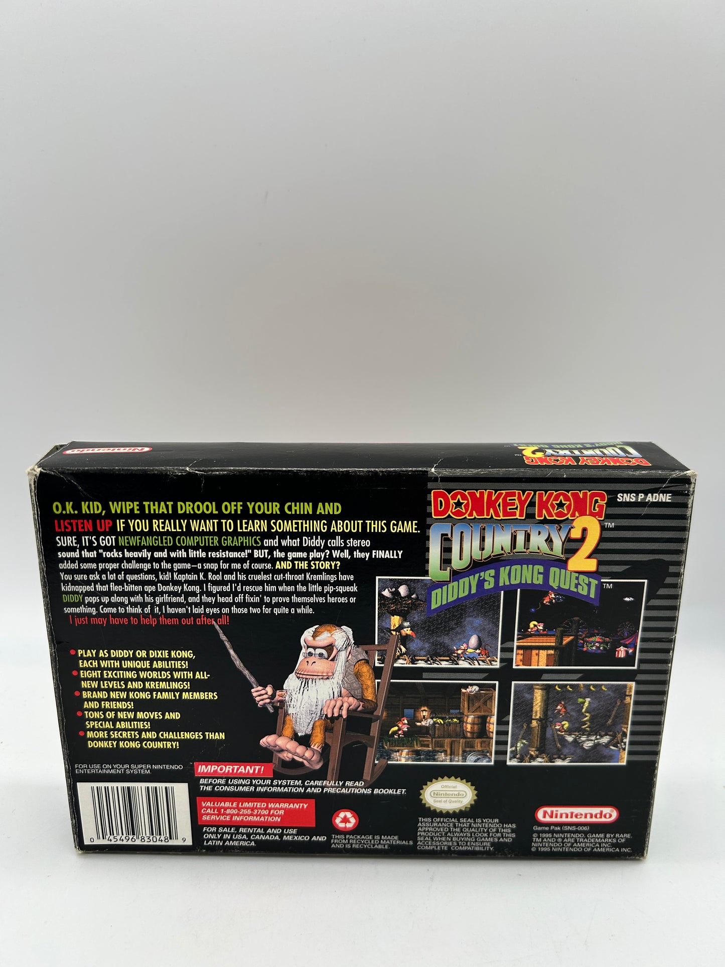 SUPER NiNTENDO [SNES] | DONKEY KONG COUNTRY 2 DiDDYS KONG QUEST