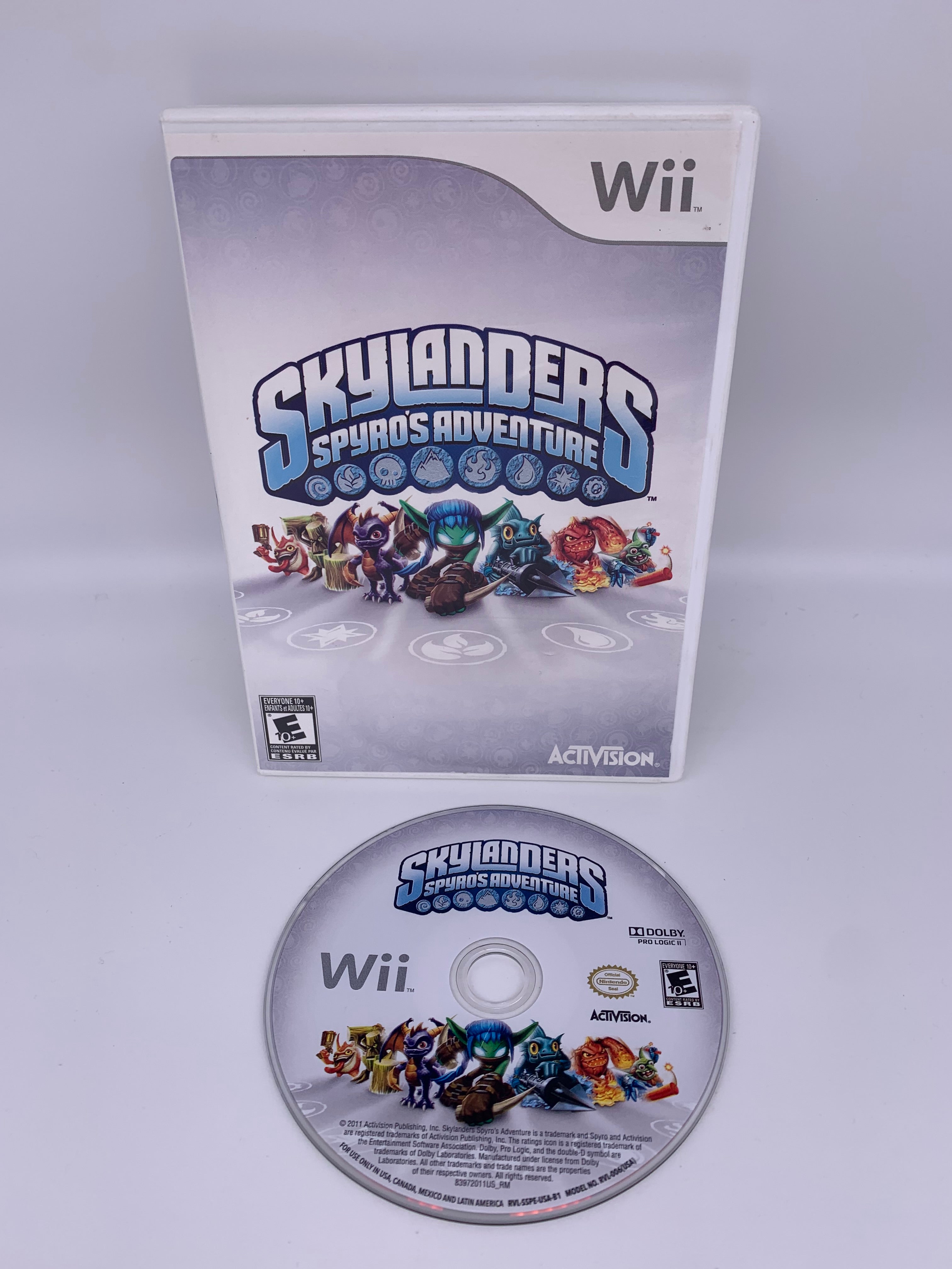 2011 hot Original BLUE Wii Skylanders box & manuals ONLY