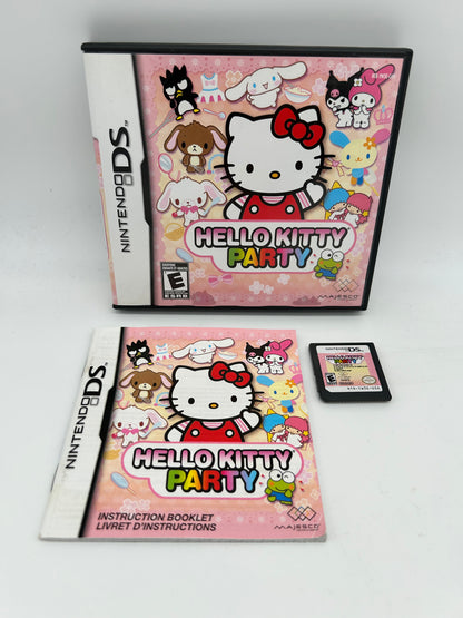 PiXEL-RETRO.COM : NINTENDO DS (DS) COMPLETE CIB BOX MANUAL GAME NTSC HELLO KITTY PARTY