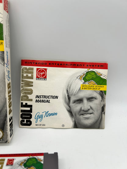 NiNTENDO [NES] ORiGiNAL | GREG NORMANS GOLF POWER