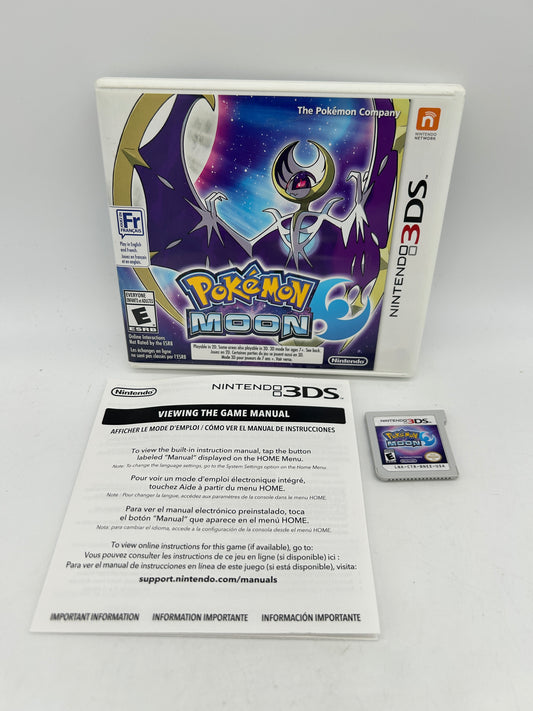 PiXEL-RETRO.COM : NINTENDO 3DS (3DS) COMPLETE CIB BOX MANUAL GAME NTSC POKEMON MOON