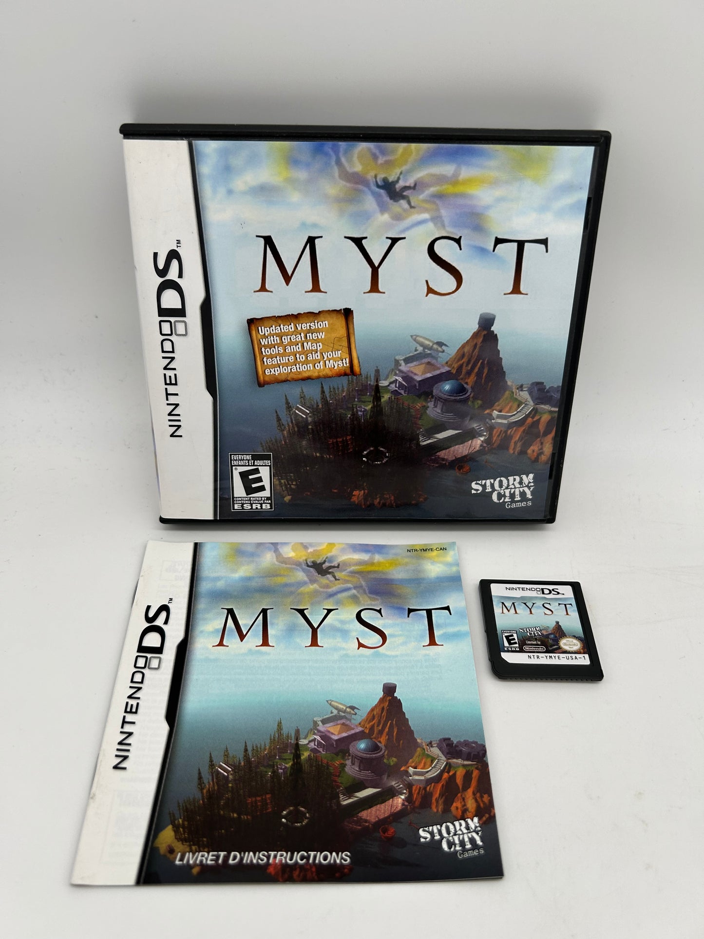 PiXEL-RETRO.COM : NINTENDO DS (DS) COMPLETE CIB BOX MANUAL GAME NTSC MYST