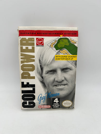 NiNTENDO [NES] ORiGiNAL | GREG NORMANS GOLF POWER
