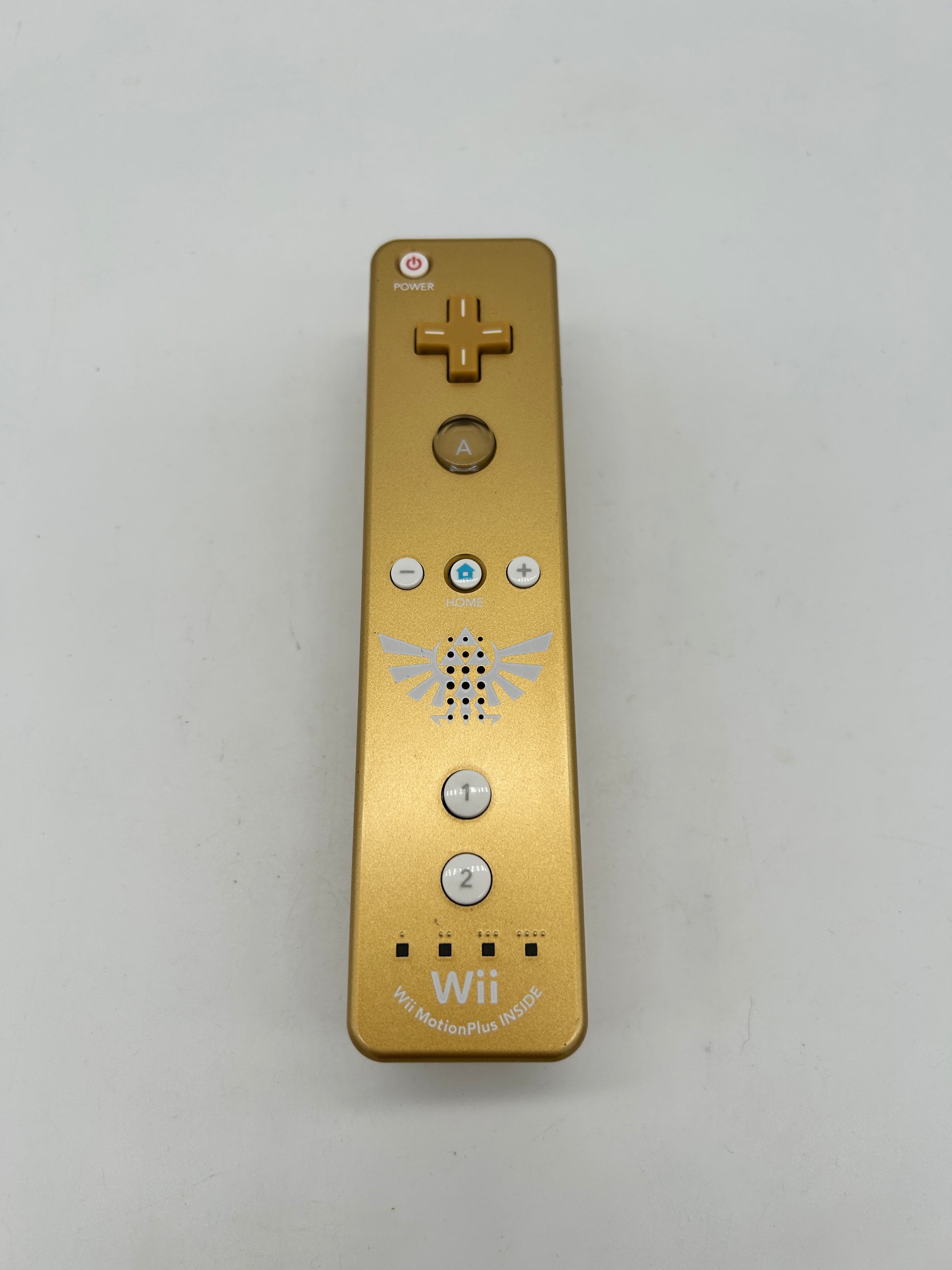PiXEL-RETRO.COM : NINTENDO WII NTSC GOLDEN GOLD WIIMOTE WIIMOTION PLUS CONTROLLER RVL-036 ZELDA