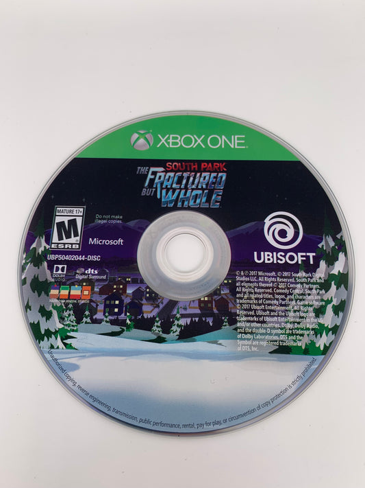 PiXEL-RETRO.COM : MICROSOFT XBOX ONE COMPLETE CIB BOX MANUAL GAME NTSC SOUTH PARK THE FRACTURED BUT WHOLE