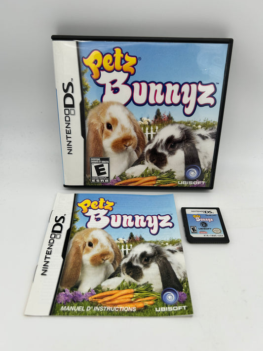 PiXEL-RETRO.COM : NINTENDO DS (DS) COMPLETE CIB BOX MANUAL GAME NTSC PETZ BUNNYZ