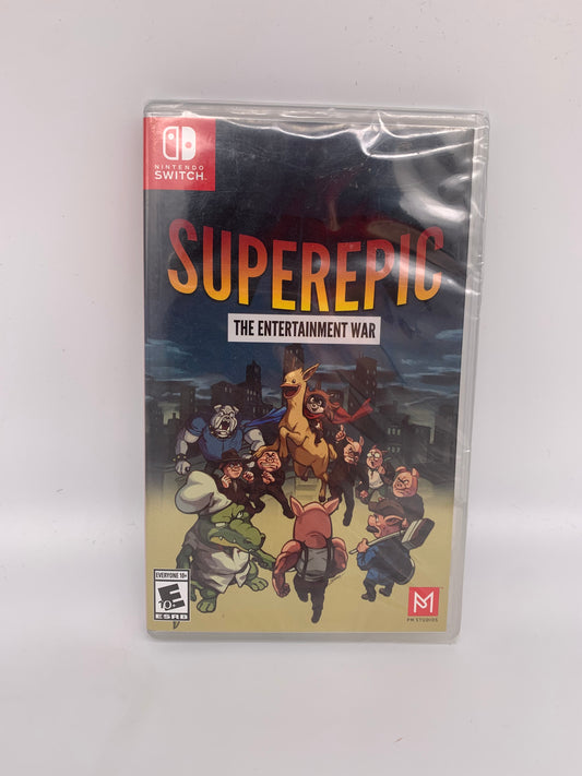PiXEL-RETRO.COM : NINTENDO SWITCH NEW SEALED IN BOX COMPLETE MANUAL GAME NTSC SUPEREPIC THE ENTERTAINMENT WAR