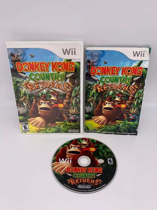 PiXEL-RETRO.COM : NINTENDO WII COMPLET CIB BOX MANUAL GAME NTSC DONKEY KONG COUNTRY RETURNS