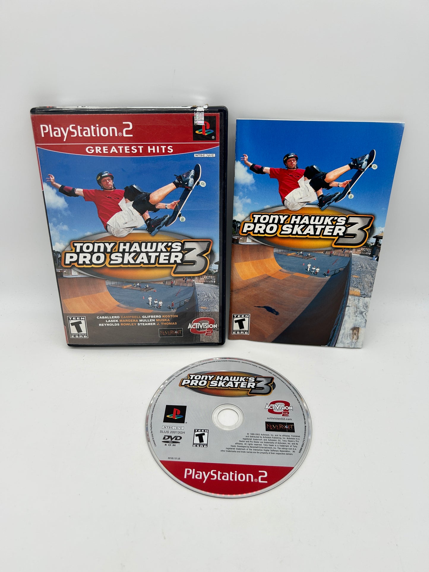 PiXEL-RETRO.COM : SONY PLAYSTATION 2 (PS2) COMPLET CIB BOX MANUAL GAME NTSC TONY HAWK'S PRO SKATER 3