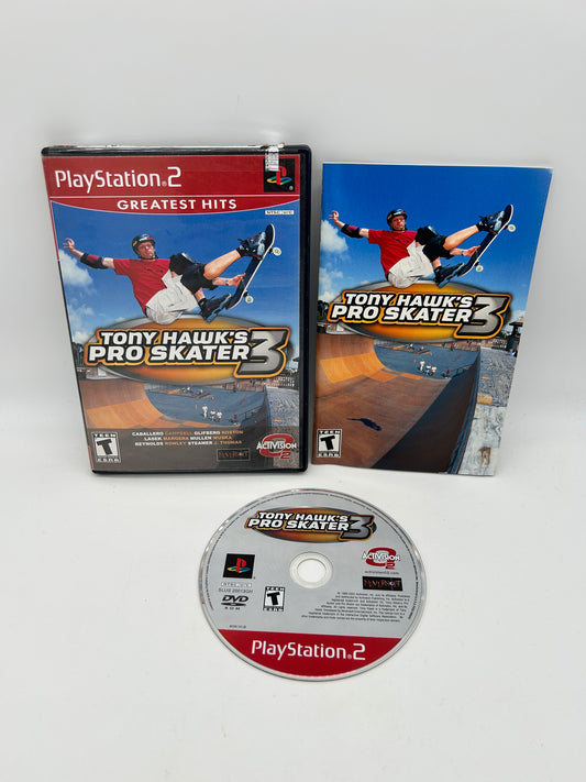 PiXEL-RETRO.COM : SONY PLAYSTATION 2 (PS2) COMPLET CIB BOX MANUAL GAME NTSC TONY HAWK'S PRO SKATER 3