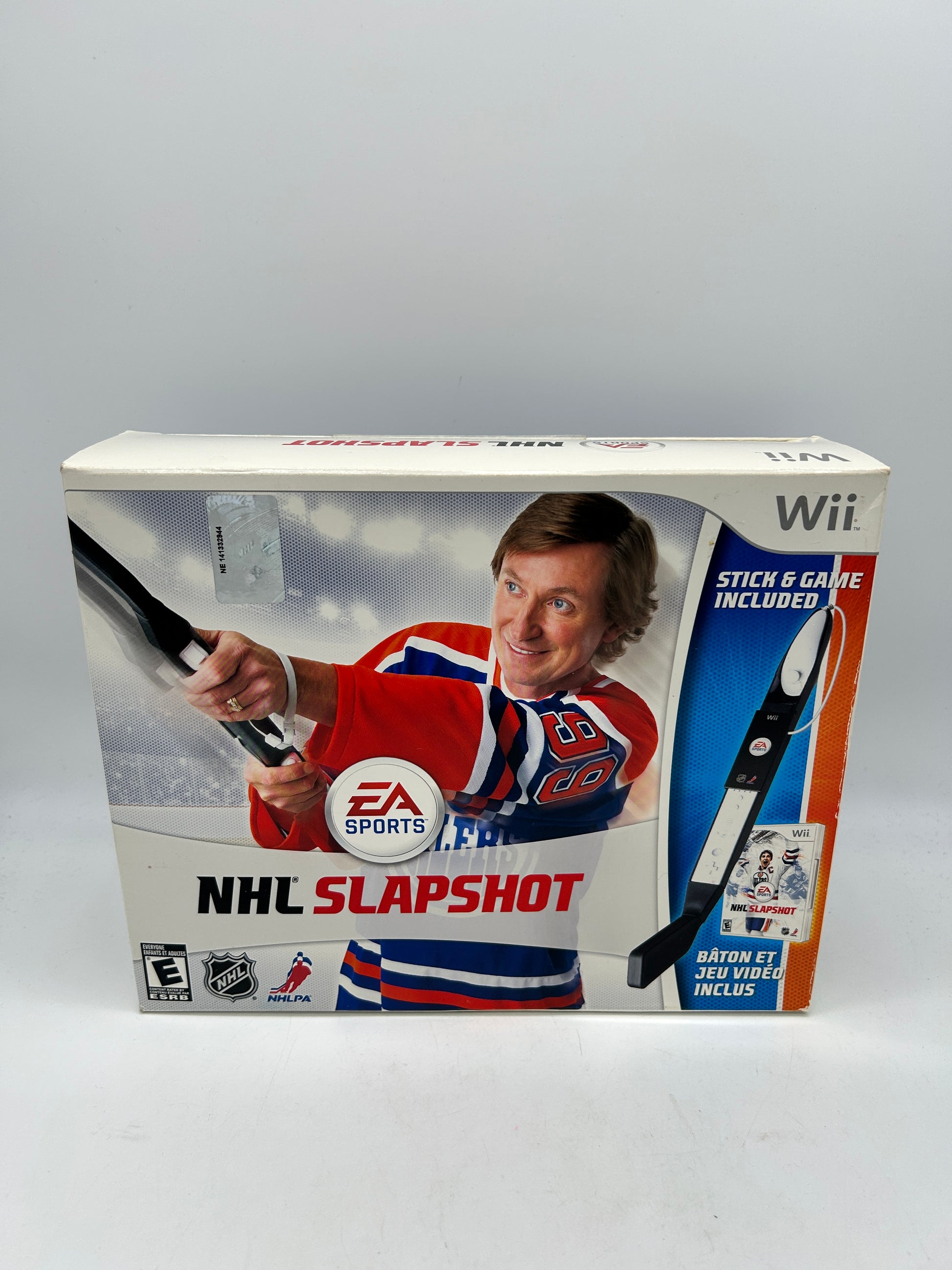 PiXEL-RETRO.COM : NINTENDO WII COMPLET CIB BOX MANUAL GAME NTSC NHL SLAPSHOT STICK BUNDLE