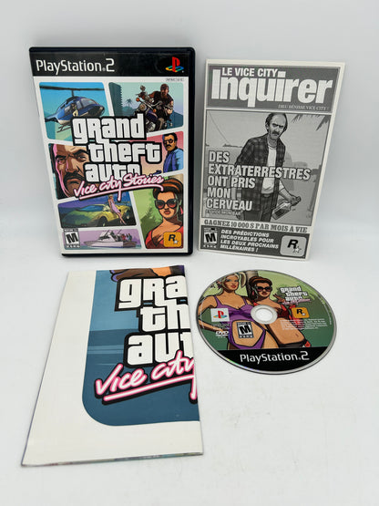 PiXEL-RETRO.COM : SONY PLAYSTATION 2 (PS2) COMPLET CIB BOX MANUAL GAME NTSC GRAND THEFT AUTO VICE CITY STORIES
