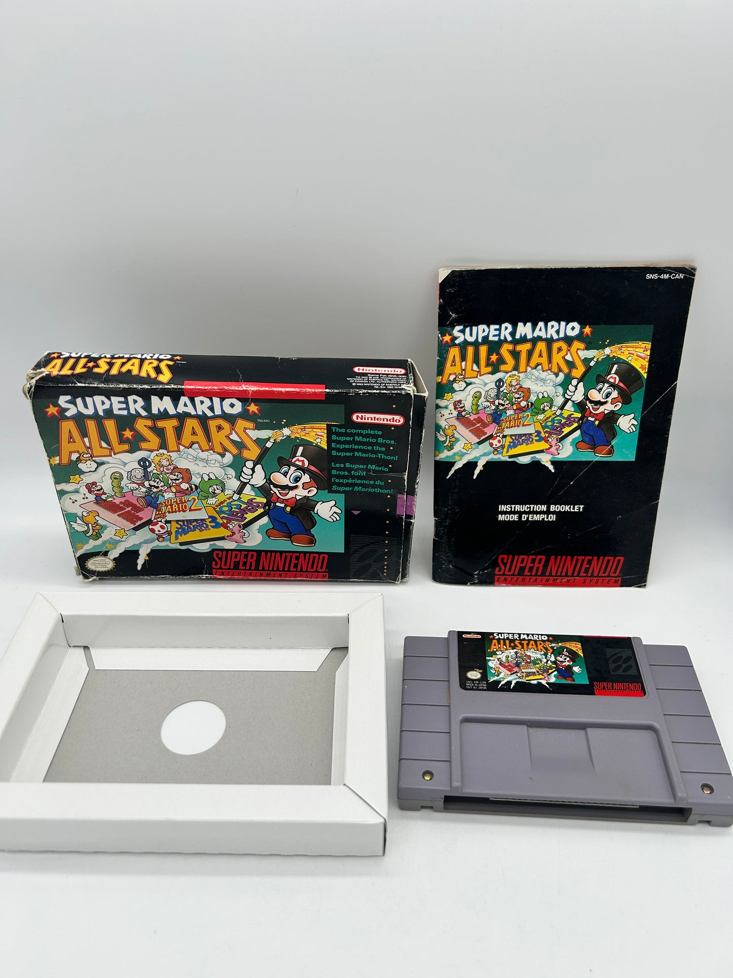 PiXEL-RETRO.COM : SUPER NINTENDO NES (SNES) GAME NTSC SUPER MARIO ALL-STARS