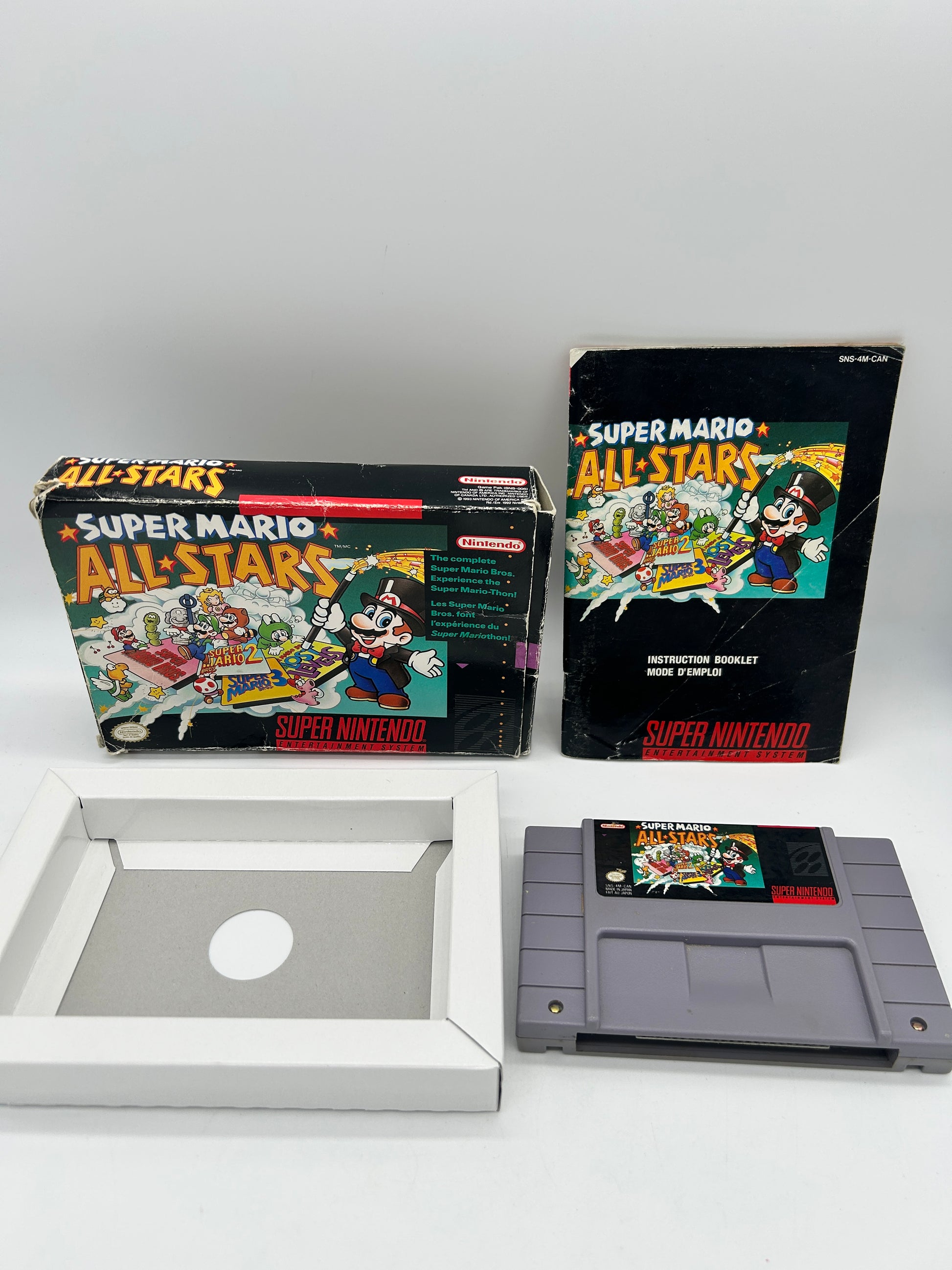 PiXEL-RETRO.COM : SUPER NINTENDO NES (SNES) GAME NTSC SUPER MARIO ALL-STARS