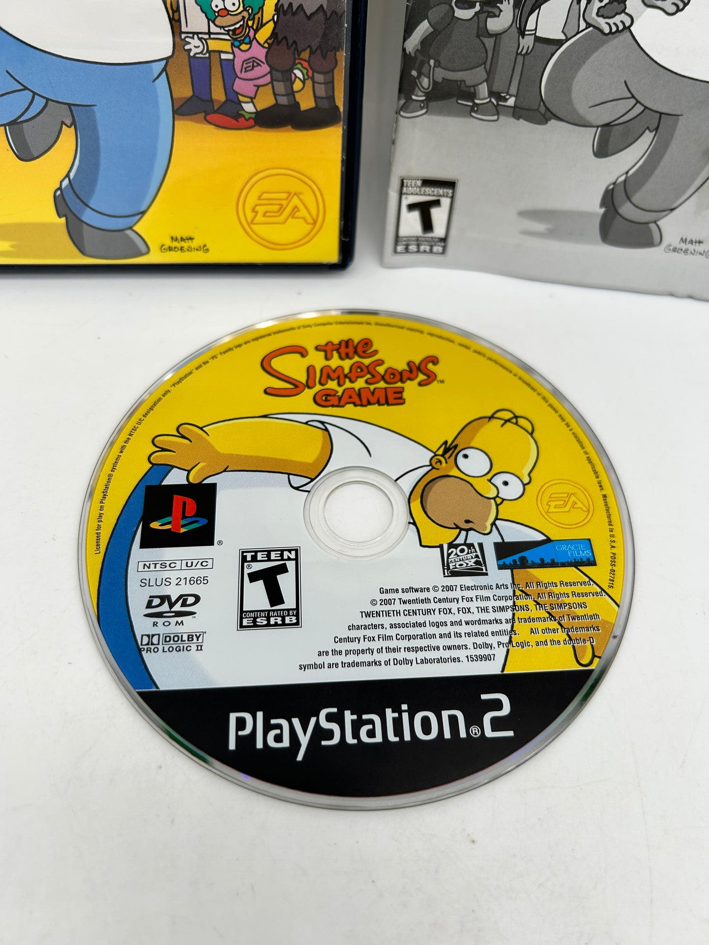SONY PLAYSTATiON 2 [PS2] | THE SiMPSONS GAME