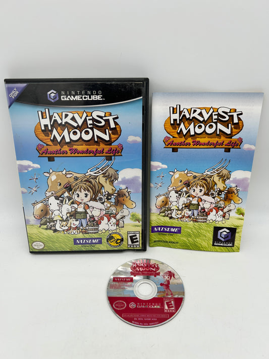 PiXEL-RETRO.COM : NINTENDO GAMECUBE COMPLETE CIB BOX MANUAL GAME NTSC HARVEST MOON ANOTHER WONDERFUL LIFE