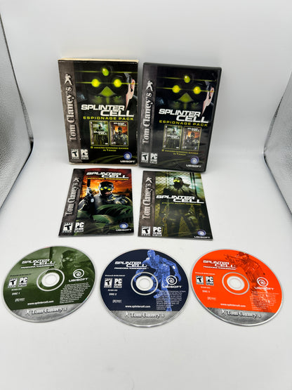 PiXEL-RETRO.COM : COMPUTER (PC) COMPLETE CIB BOX MANUAL GAME NTSC TOM CLANCY'S SPLINTER CELL PANDORA TOMORROW