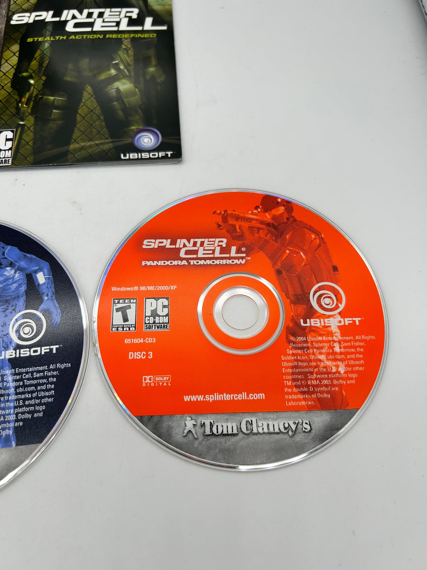 PC COMPUTER | TOM CLANCYS SPLiNTER CELL PANDORA TOMORROW | BiG BOX