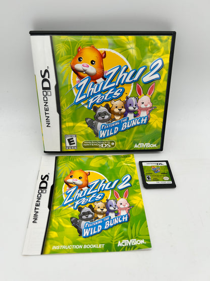 PiXEL-RETRO.COM : NINTENDO DS (DS) COMPLETE CIB BOX MANUAL GAME NTSC ZHU ZHU 2 PETS FEATURiNG THE WiLD BUNCH