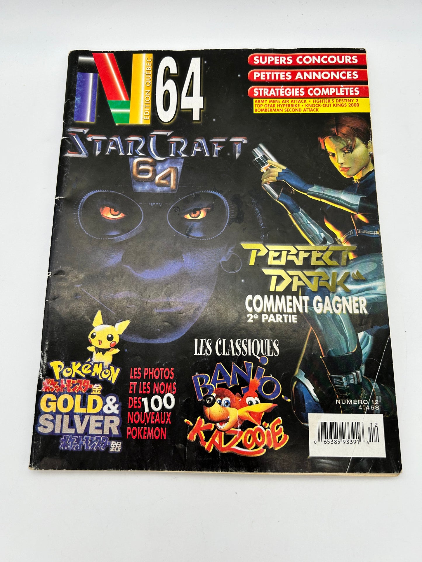 STRATEGY PLAYER'S GUIDE OFFICIAL N64 EDITION QUEBEC NINTENDO LE MAGAZINE NUMERO 12