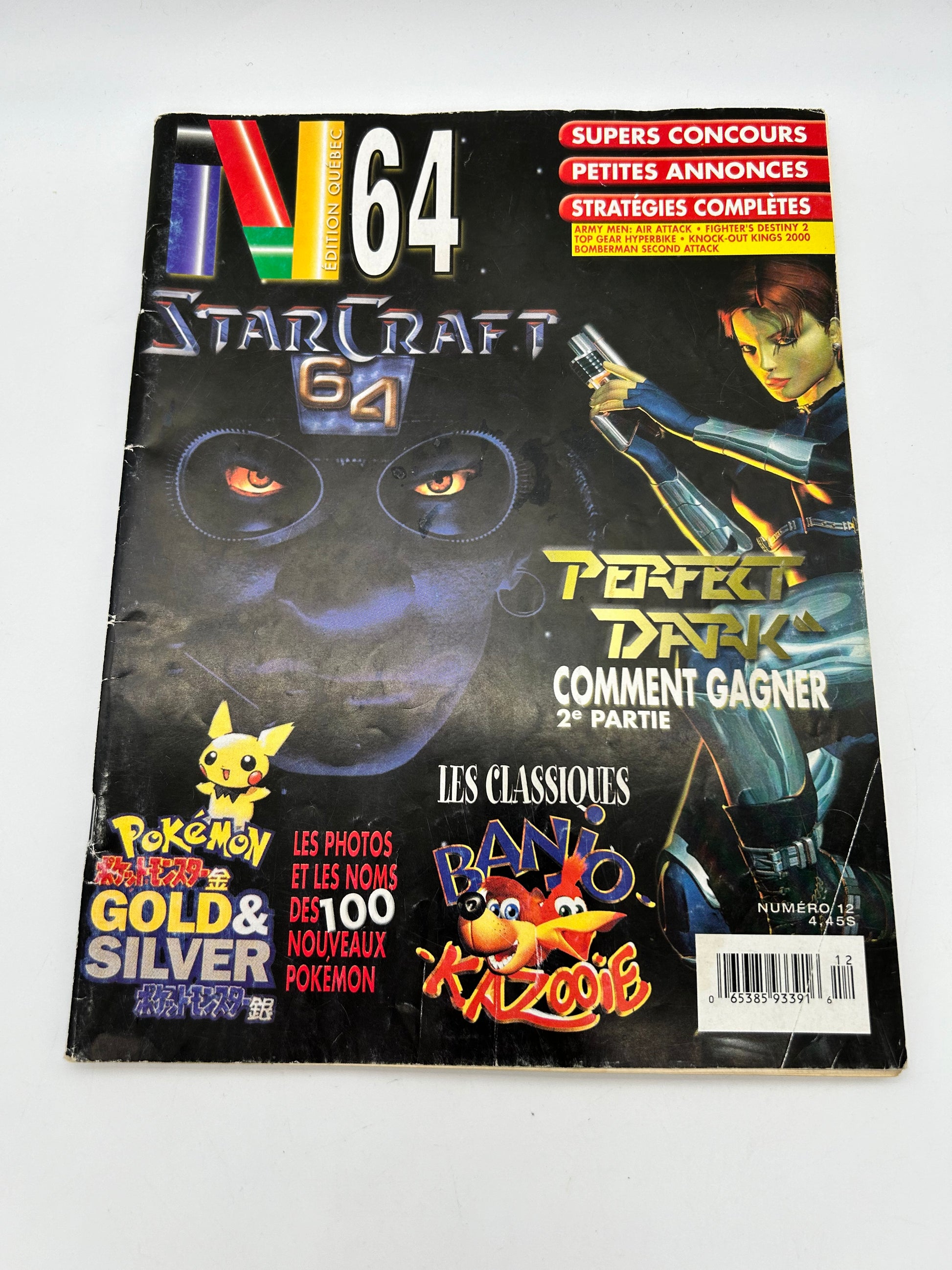 STRATEGY PLAYER'S GUIDE OFFICIAL N64 EDITION QUEBEC NINTENDO LE MAGAZINE NUMERO 12