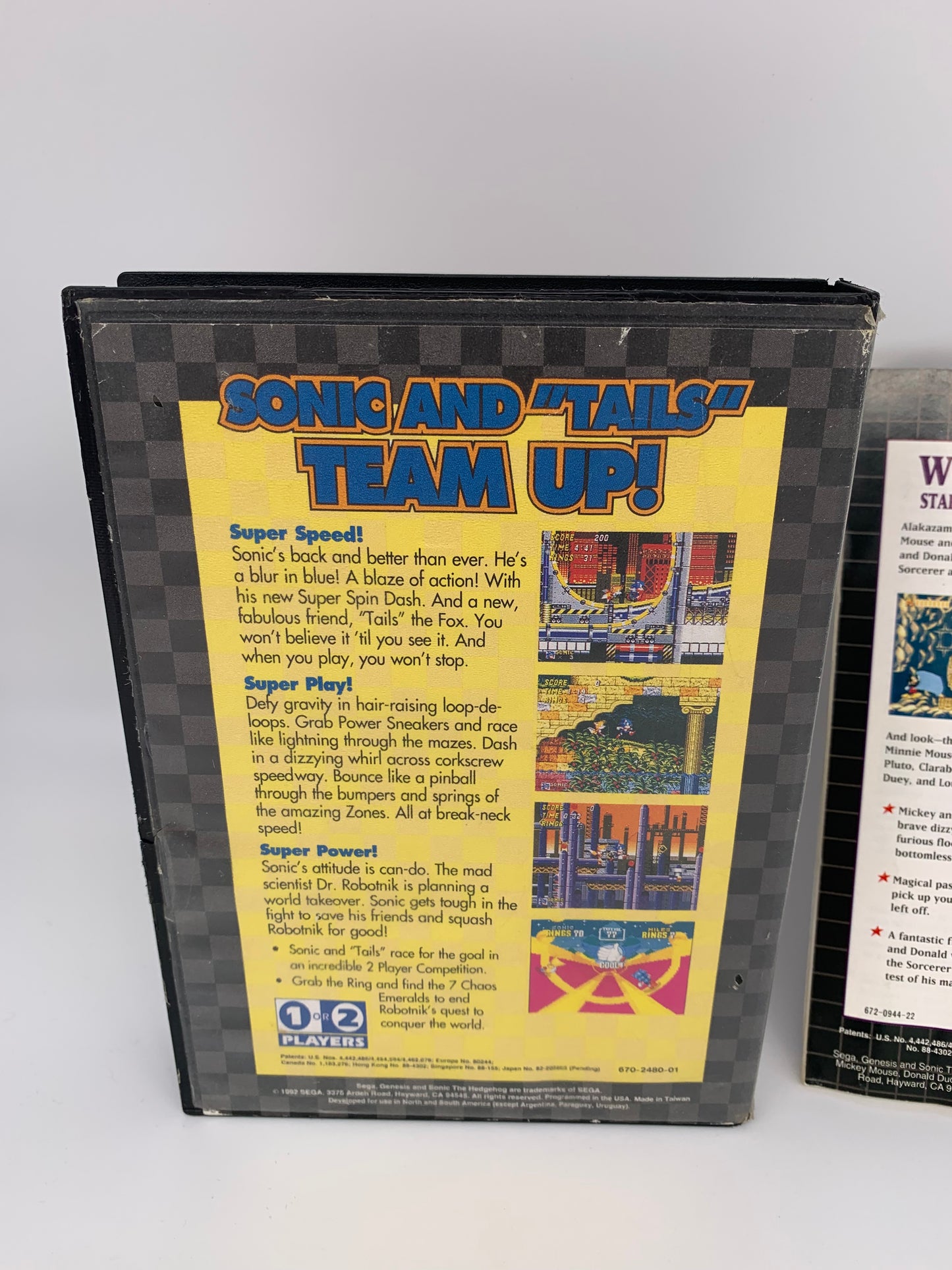 SEGA GENESiS | SONiC THE HEDGEHOG 2 | NOT FOR RESALE