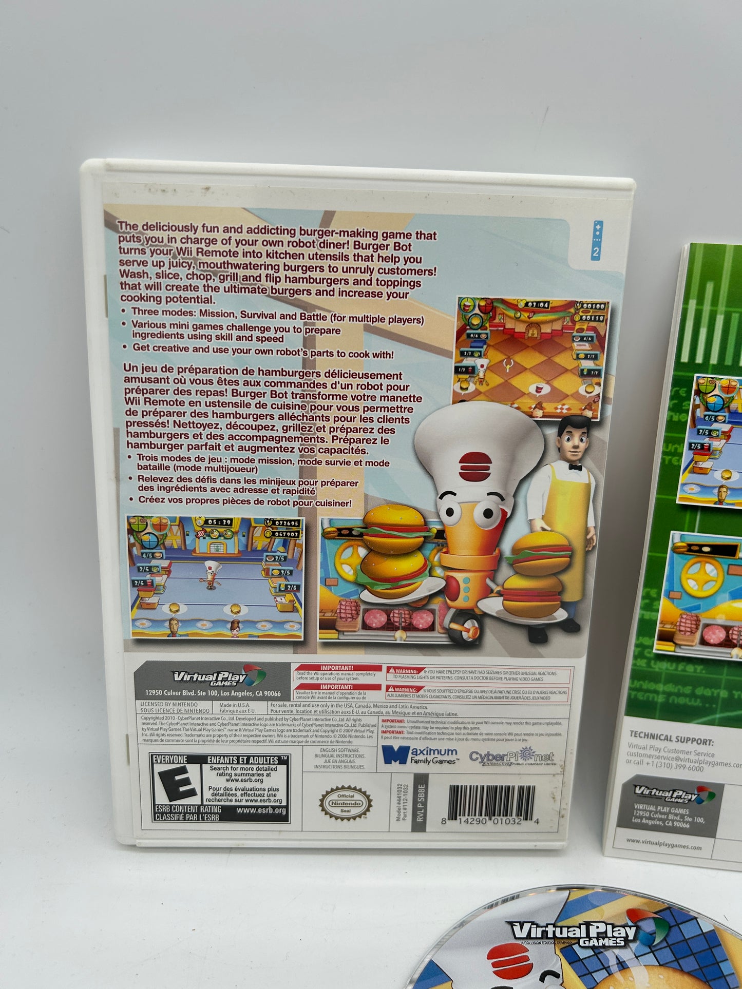 Nintendo Wii | Burger Bot