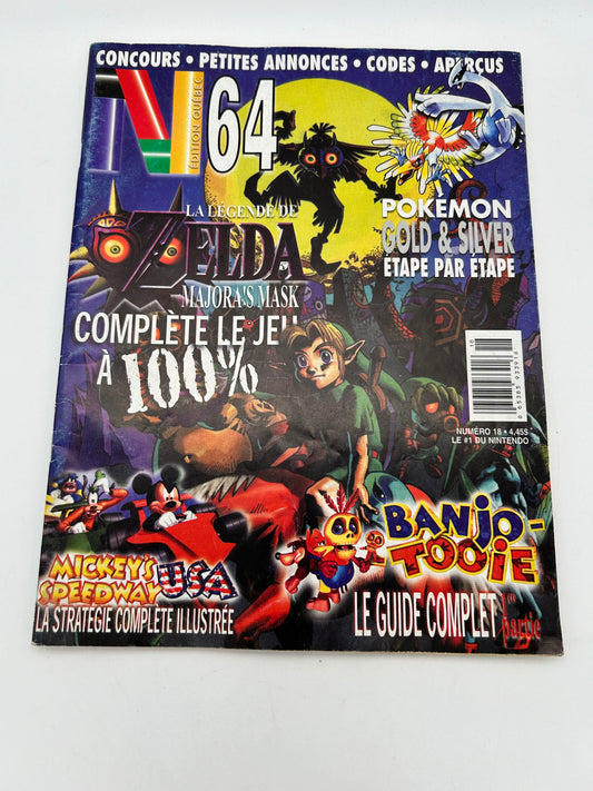 STRATEGY PLAYER'S GUIDE OFFICIAL N64 EDITION QUEBEC NINTENDO LE MAGAZINE NUMERO 18