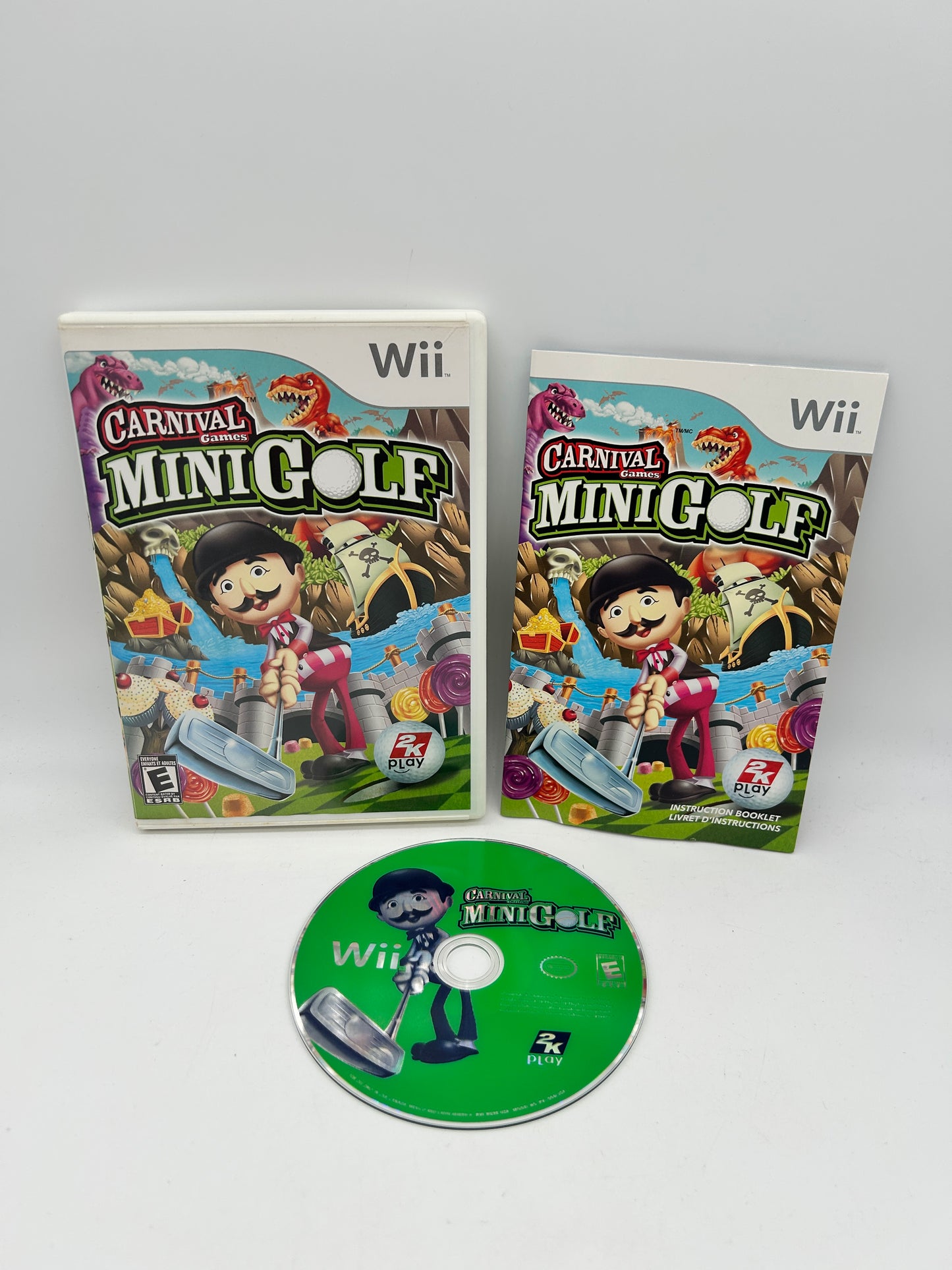 PiXEL-RETRO.COM : NINTENDO WII COMPLET CIB BOX MANUAL GAME NTSC CARNIVAL GAMES MINI GOLF