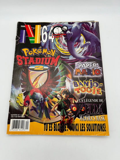 STRATEGY PLAYER'S GUIDE OFFICIAL N64 EDITION QUEBEC NINTENDO LE MAGAZINE NUMERO 20