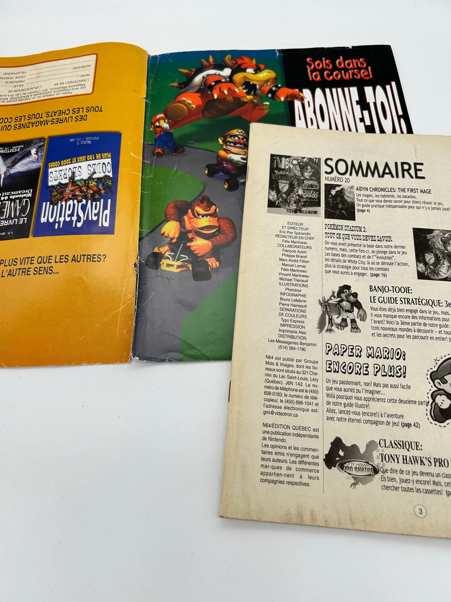 N64 EDiTiON QUEBEC | NiNTENDO LE MAGAZiNE GUiDE NUMERO 20