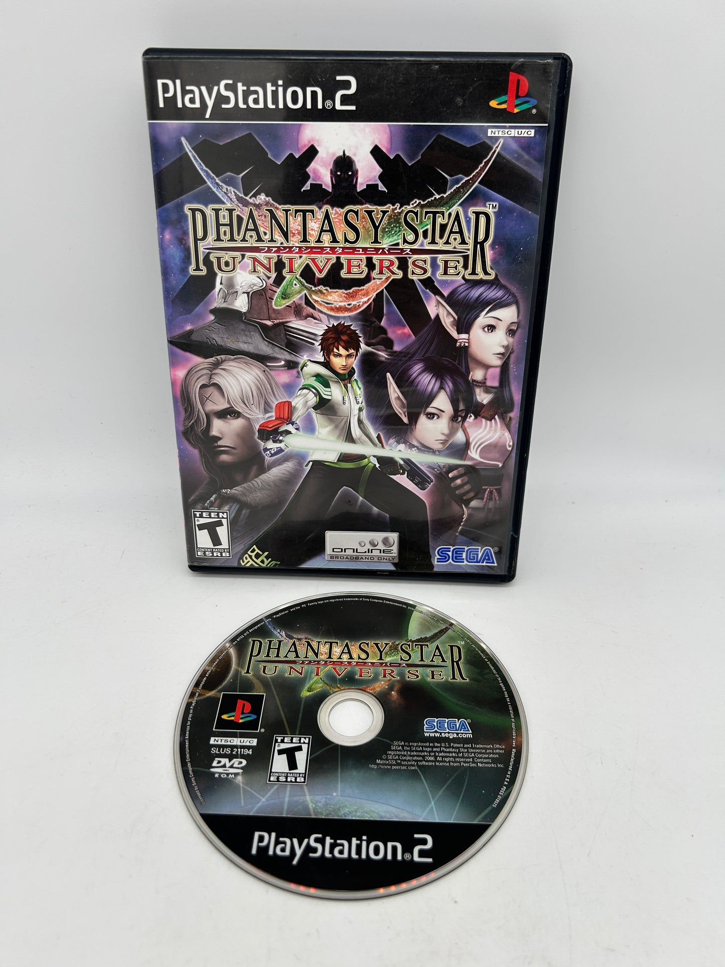 PiXEL-RETRO.COM : SONY PLAYSTATION 2 (PS2) COMPLET CIB BOX MANUAL GAME NTSC PHANTASY STAR UNiVERSE