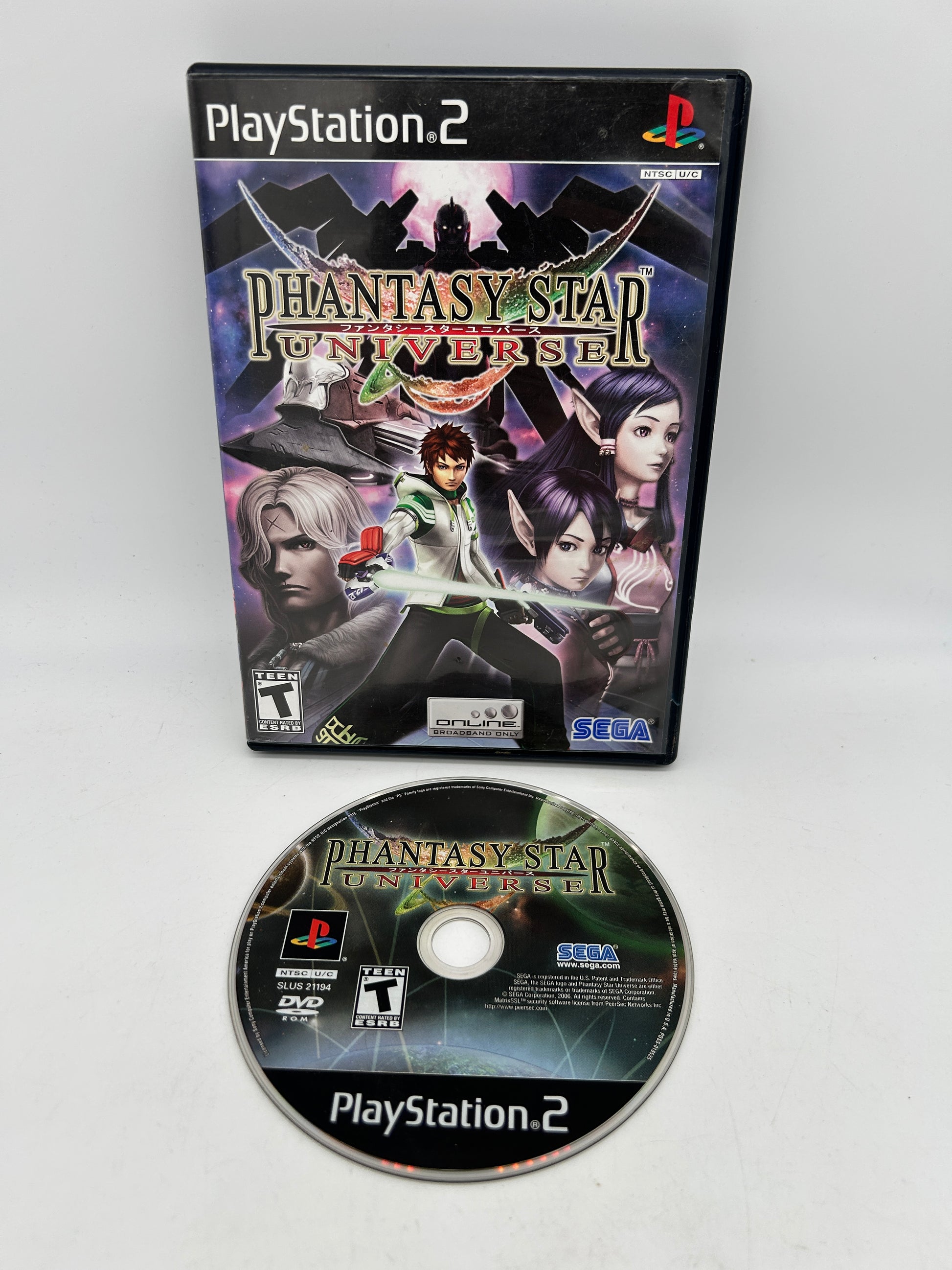 PiXEL-RETRO.COM : SONY PLAYSTATION 2 (PS2) COMPLET CIB BOX MANUAL GAME NTSC PHANTASY STAR UNiVERSE
