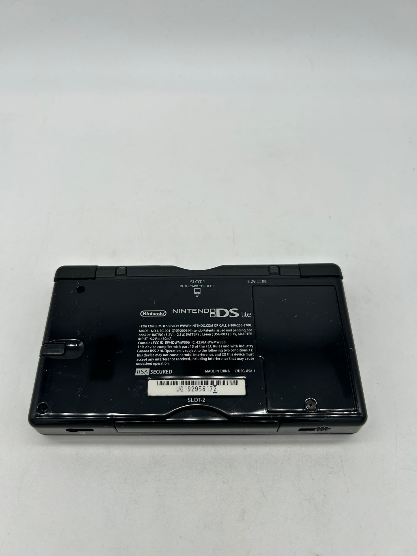 NiNTENDO DS LiTE CONSOLE | MODEL NOiRE USG-001