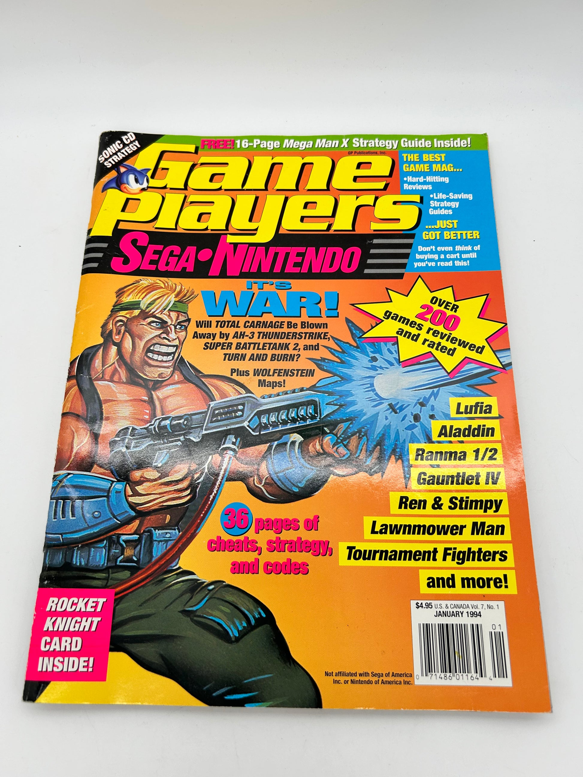 STRATEGY PLAYER'S GUIDE OFFICIAL MAGAZINE GAME PLAYERS VOL 7 NO 1 JANUARY 1994
