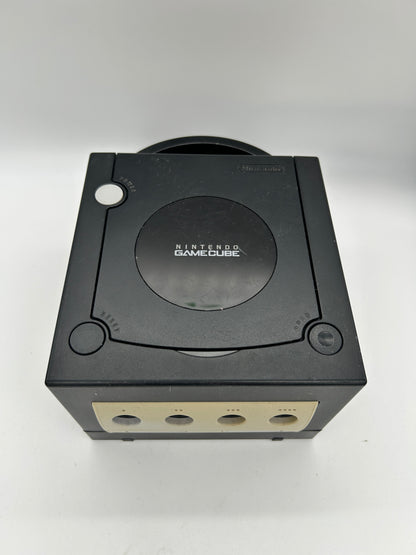 PiXEL-RETRO.COM : NINTENDO GAMECUBE ORIGINAL BLACK VERSION, CONTROLLER, POWER SUPPLY, RCA CABLE NTSC