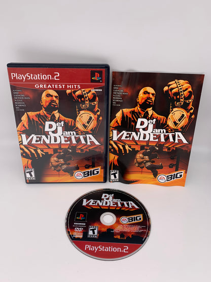 PiXEL-RETRO.COM : SONY PLAYSTATION 2 (PS2) COMPLET CIB BOX MANUAL GAME NTSC DEF JAM VENDETTA