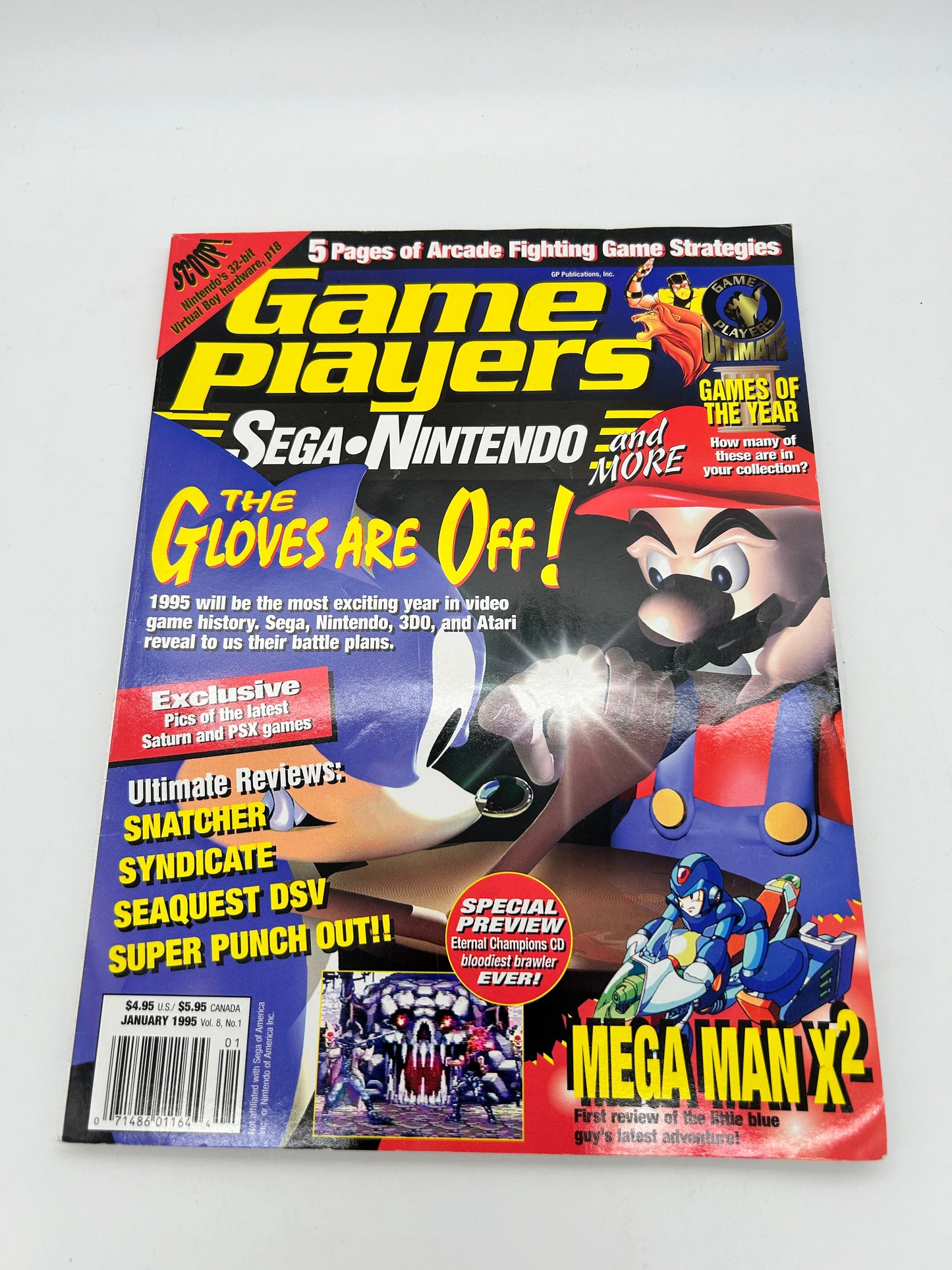 STRATEGY PLAYER'S GUIDE OFFICIAL MAGAZINE GAME PLAYERS VOL 8  NO 1 JANUARY 1995
