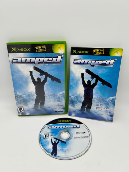 PiXEL-RETRO.COM : MICROSOFT XBOX COMPLETE CIB BOX MANUAL GAME NTSC AMPED FREESTYLE SNOWBOARDING