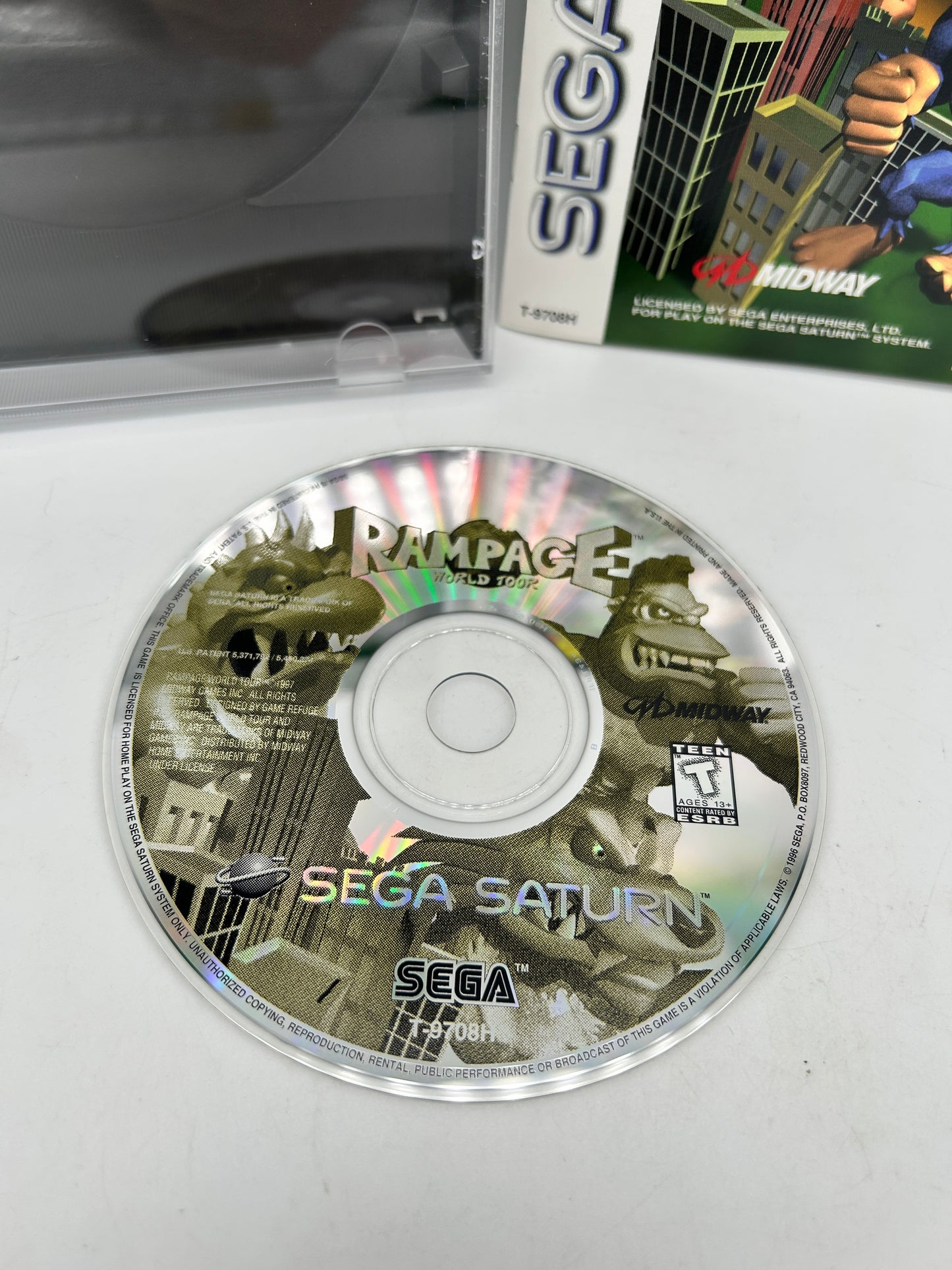 SEGA SATURN | RAMPAGE WORLD TOUR