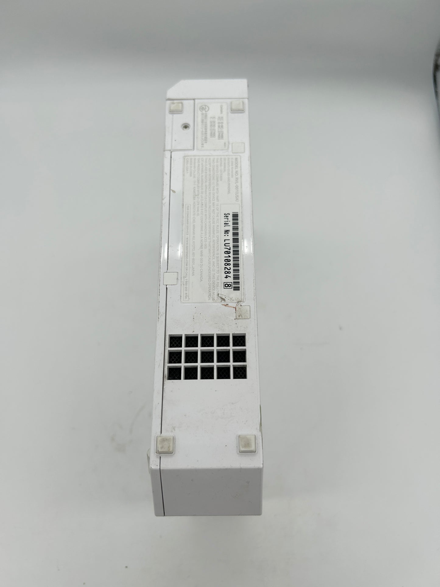 NiNTENDO Wii CONSOLE | MODEL BLANCHE RVL-001 (USA)