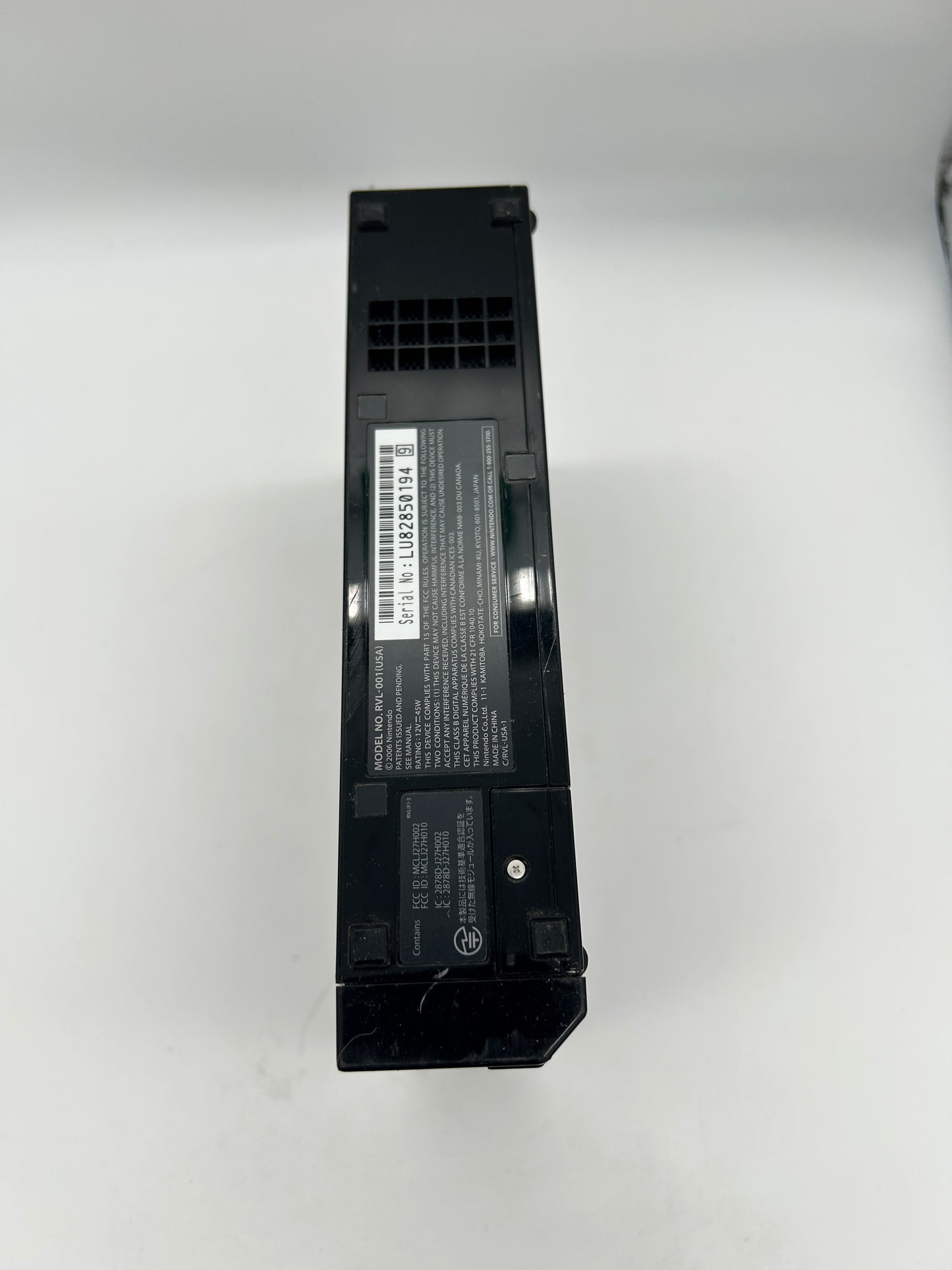 NiNTENDO Wii CONSOLE | MODEL NOiRE RVL-001 (USA)