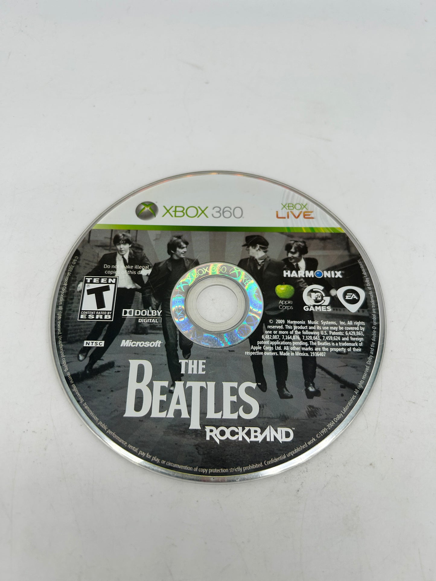 PiXEL-RETRO.COM : MICROSOFT XBOX 360 COMPLETE CIB BOX MANUAL GAME NTSC ROCK BAND THE BEATLES