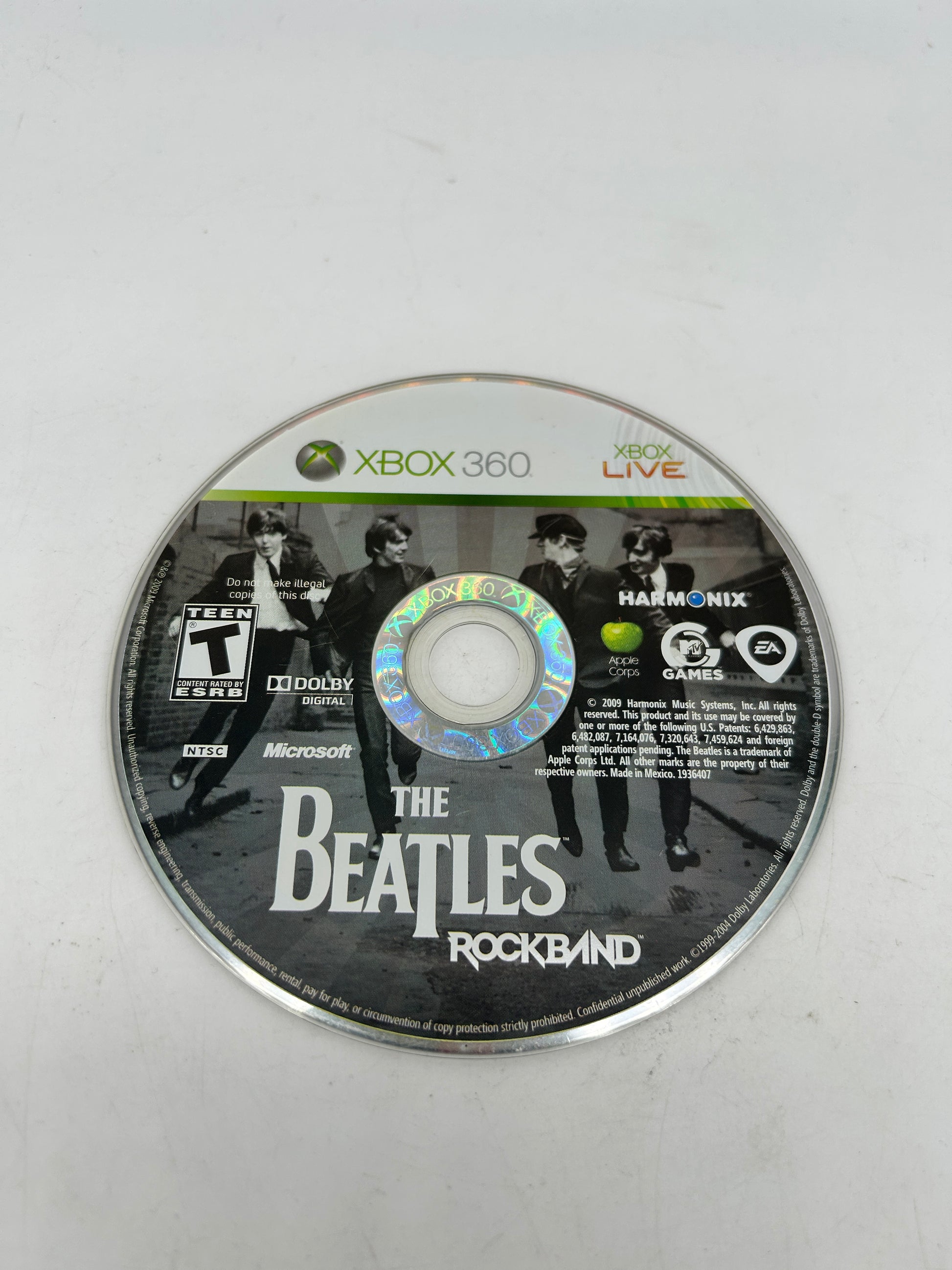PiXEL-RETRO.COM : MICROSOFT XBOX 360 COMPLETE CIB BOX MANUAL GAME NTSC ROCK BAND THE BEATLES