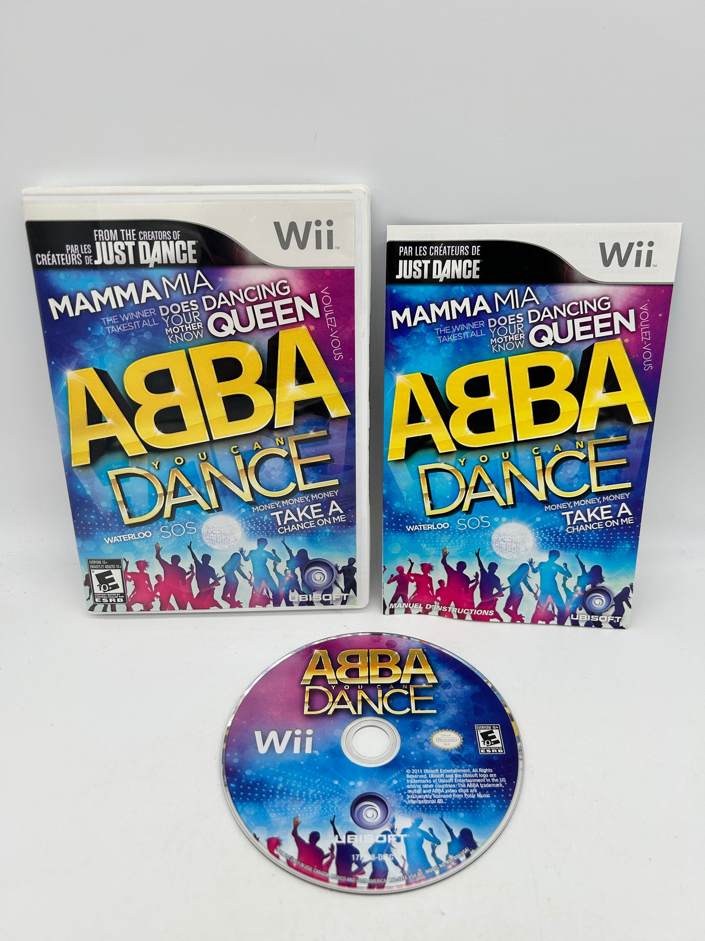 PiXEL-RETRO.COM : NINTENDO WII COMPLET CIB BOX MANUAL GAME NTSC ABBA YOU CAN DANCE